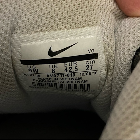 Nike Vapor Ultrafly 2 Keystone Black Baseball Cleats AO7945-010 Men’s Size 9 - Picture 8 of 12